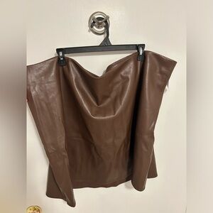 Old Navy faux leather skirt size 4X